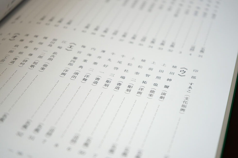 兵庫県文化賞受賞者名鑑追録2本文